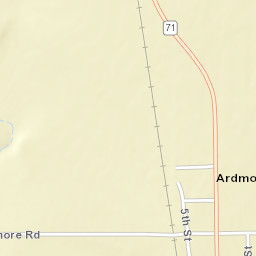 Dakota Ave, Buffalo Gap National Grassland, Edgemont Street Map
