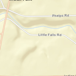 Indian Falls New York Street Map