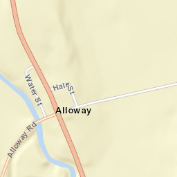 Alloway New York Street Map