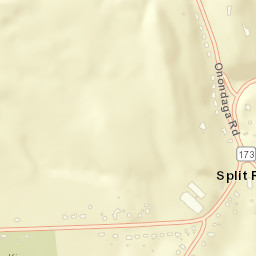 Split Rock New York Street Map
