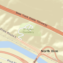 North Ilion New York Street Map