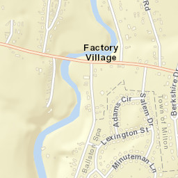 Factory Village New York Street Map