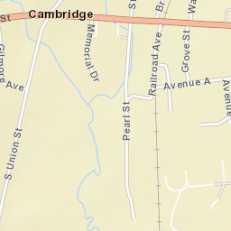 Cambridge New York Street Map
