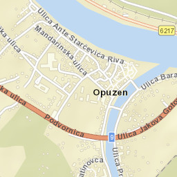 Opuzen Street Map