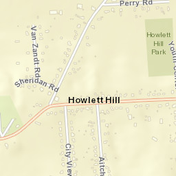 Howlett Hill New York Street Map