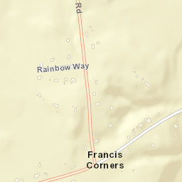 Francis Corners New York Street Map