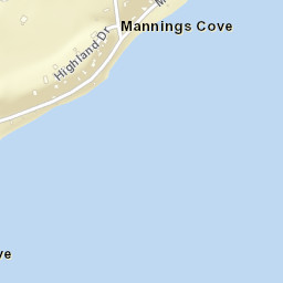 Mannings Cove New York Street Map