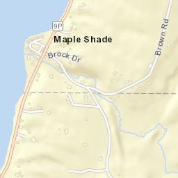 Maple Shade New York Street Map