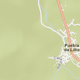 Puebla de Lillo Street Map