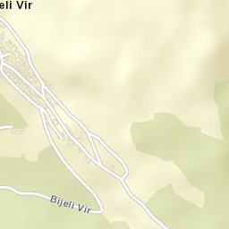 Zažablje Street Map