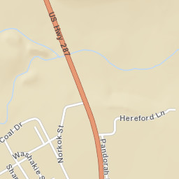 US-287 Fort Washakie Wyoming Street Map