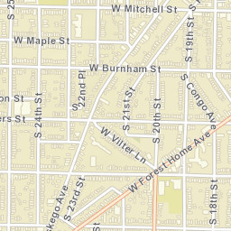 1801-1831 West Rogers Street, Milwaukee Street Map