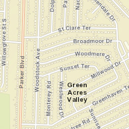 Green Acres Valley New York Street Map