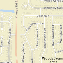 Woodstream Farms New York Street Map