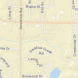 Clarence Center New York Street Map