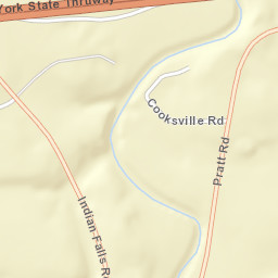 Cookville New York Street Map