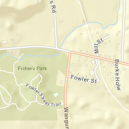 Fishers New York Street Map