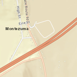 Montezuma New York Street Map