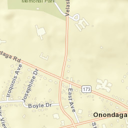 Onondaga Hill New York Street Map