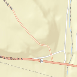 East Creek New York Street Map