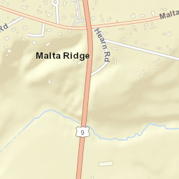 Malta Ridge New York Street Map