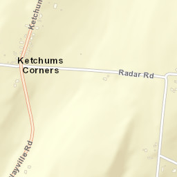 Ketchums Corners New York Street Map