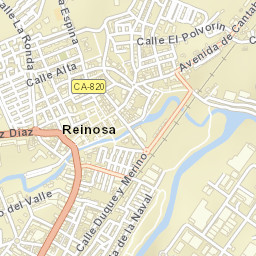 Reinosa Street Map