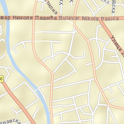 Leskovac Street Map