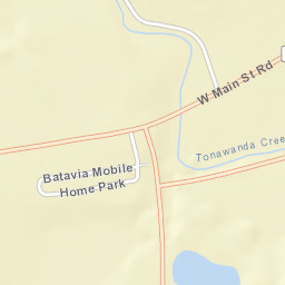 Bushville New York Street Map