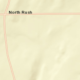 North Rush New York Street Map
