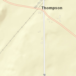 Thompson New York Street Map
