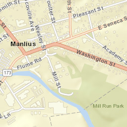 Manlius New York Street Map
