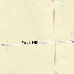 Peck Hill New York Street Map