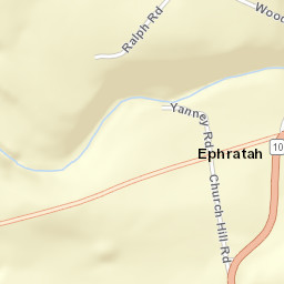 Ephratah New York Street Map