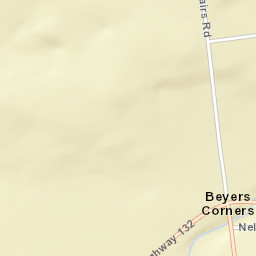 Beyers Corners New York Street Map
