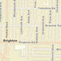 Brighton New York Street Map