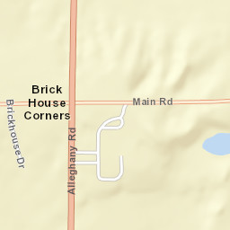 Brick House Corners New York Street Map