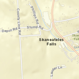 Skaneateles Falls New York Street Map
