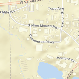 608 W Verona Ave Verona WI Street Map