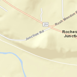 Rochester Junction New York Street Map