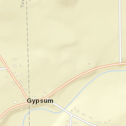 Gypsum New York Street Map