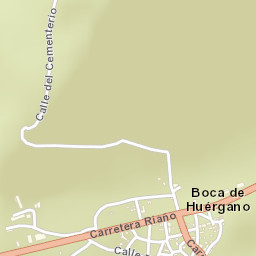 Boca de Huérgano Street Map