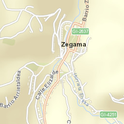 Zegama Street Map