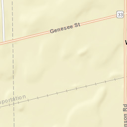 West Batavia New York Street Map