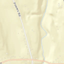 Throopsville New York Street Map