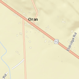 Oran New York Street Map