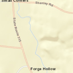 Small Corners New York Street Map