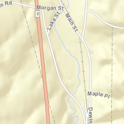 Clayville New York Street Map