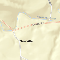 Newville New York Street Map