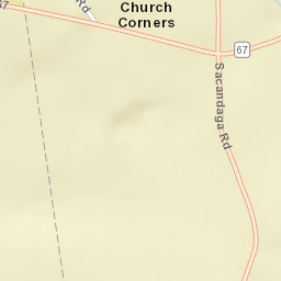 Church Corners New York Street Map